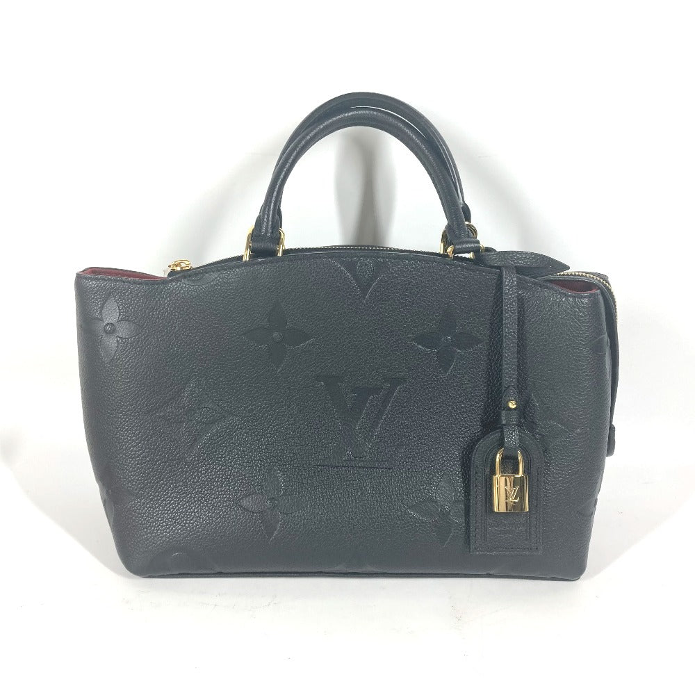 Louis Vuitton M58916 Ann Platt Ann Platt Monogram Leather Black Handbag Ot 14