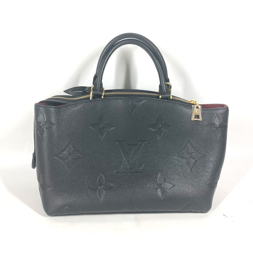 Louis Vuitton M58916 Ann Platt Ann Platt Monogram Leather Black Handbag Ot 14