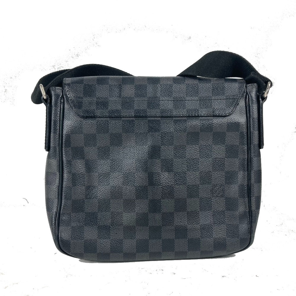 Louis Vuitton N41260 Damier Grafitto Damier Grafitte Canvas Black Shoulder Bag
