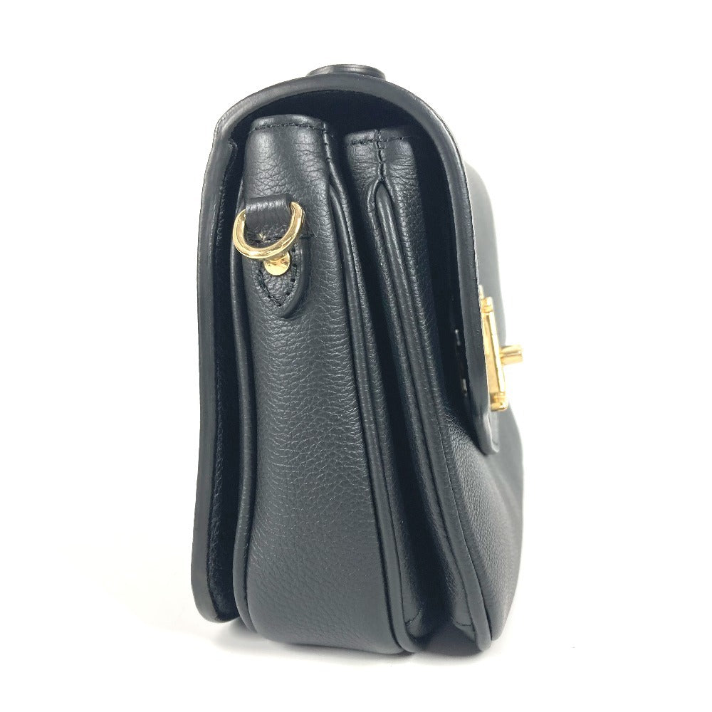 Louis Vuitton M22735 Grained Oxford Leather Calf Black Shoulder Bag