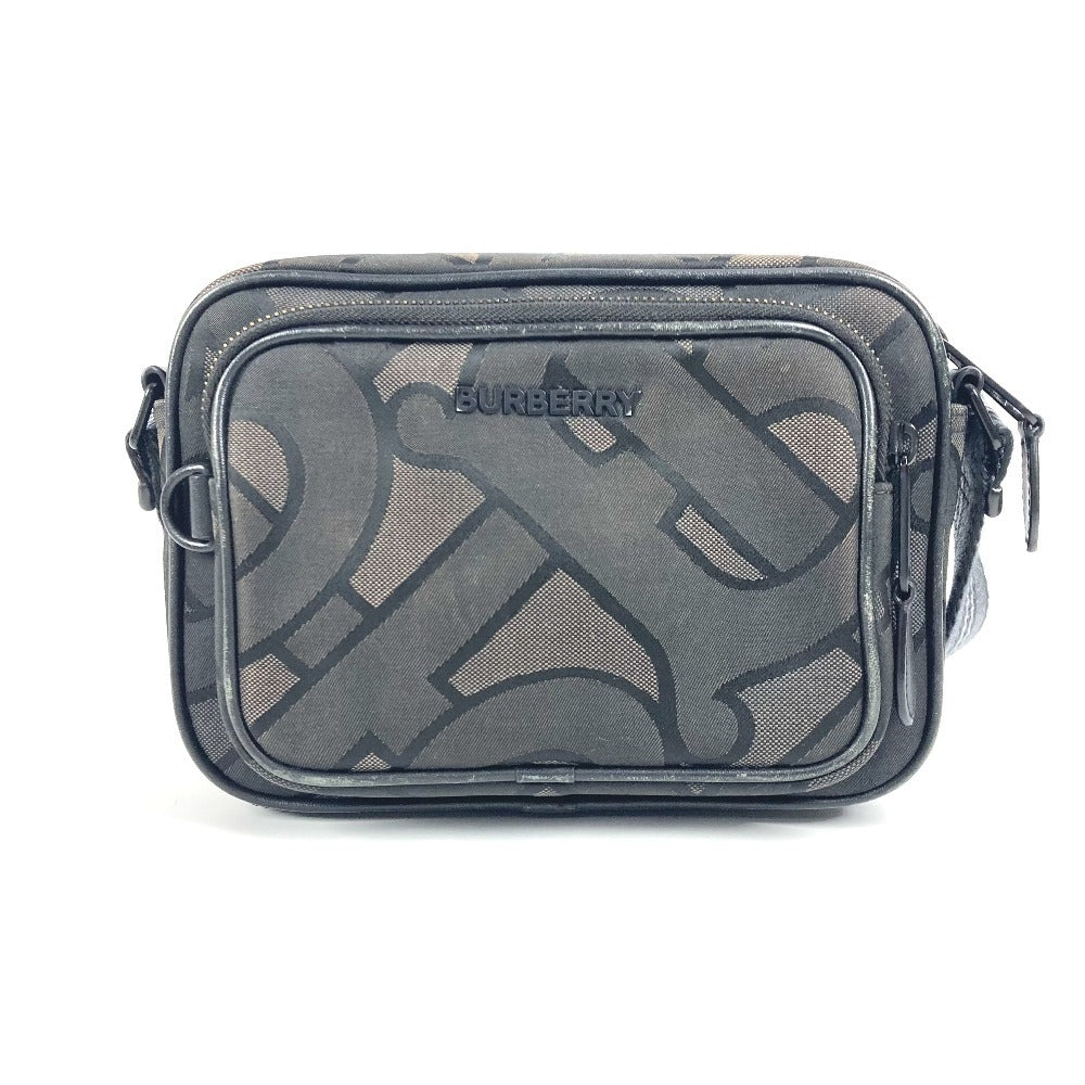 Burberry Shoulder Bag Type Tb Canvas Nylon Gray
