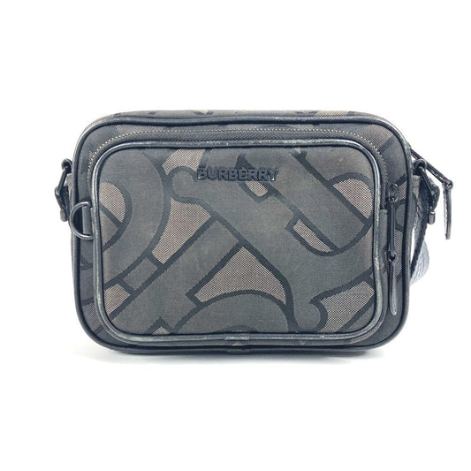 Burberry Shoulder Bag Type Tb Canvas Nylon Gray