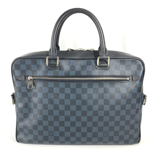 Louis Vuitton N41347 Damier Cobalt Damier Cobalt Canvas Navy Handbag
