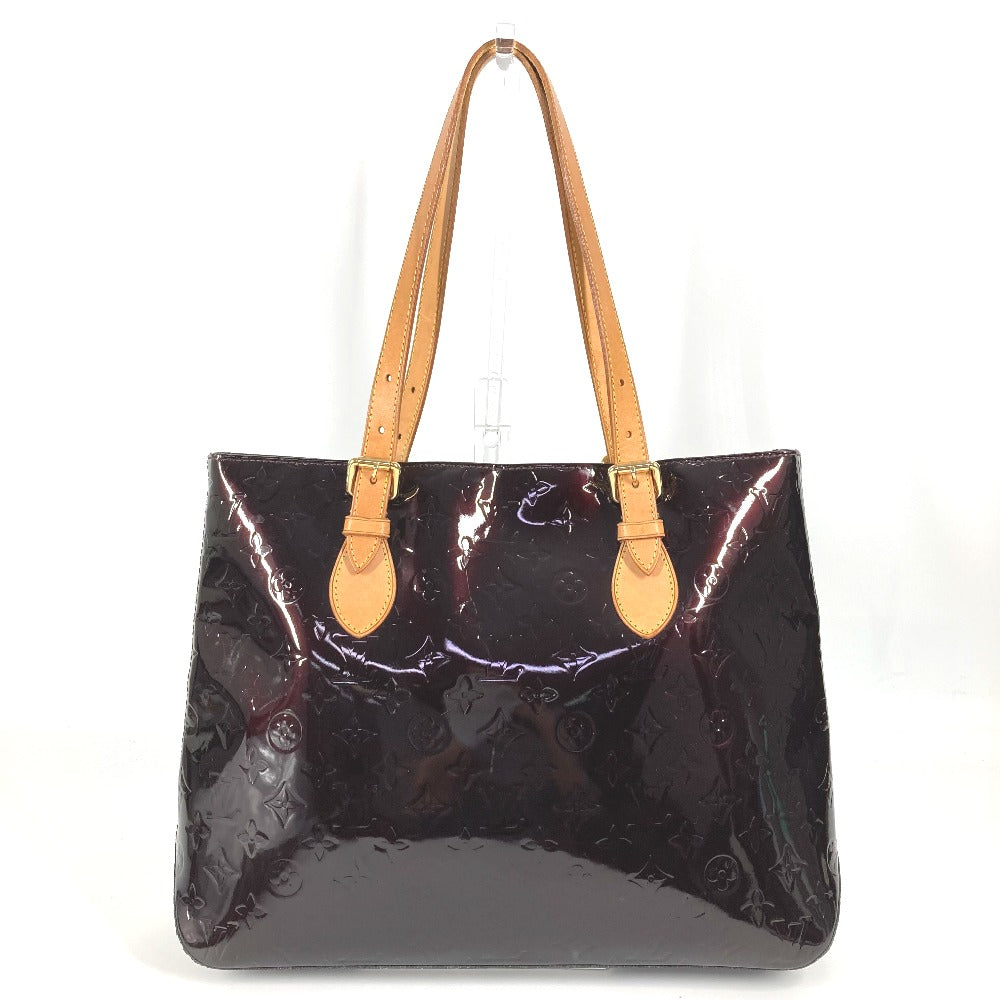 Louis Vuitton M91994 Vernis purple Vernis Brentwood Monogram Canvas Shoulder Bag Ot 15