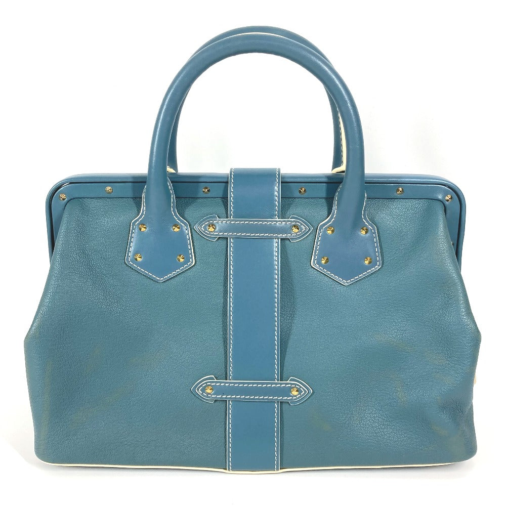 Louis Vuitton M91807 Suhari Angnieux PM Leather Blue Handbag