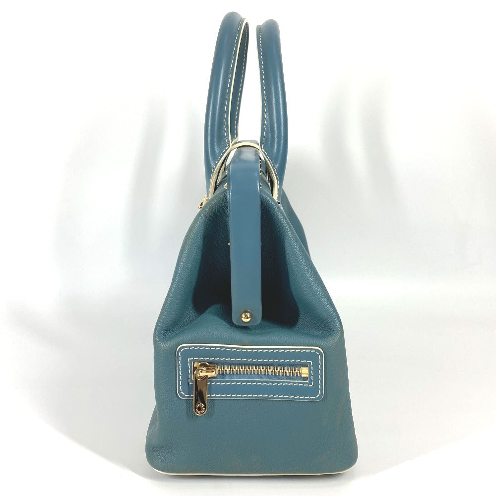 Louis Vuitton M91807 Suhari Angnieux PM Leather Blue Handbag