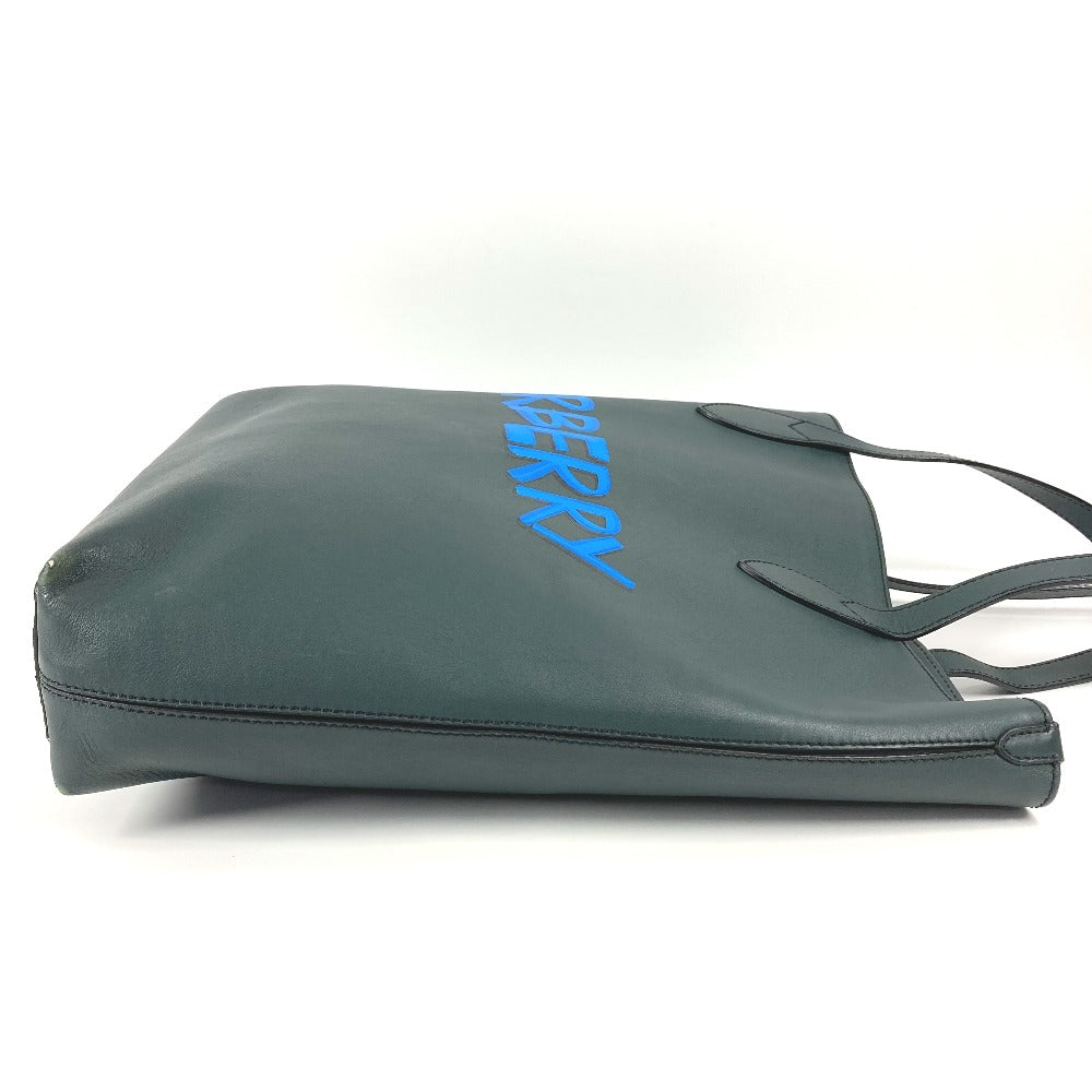 Burberry Shoulder Bag Khaki Unisex Unisex Leather Logo