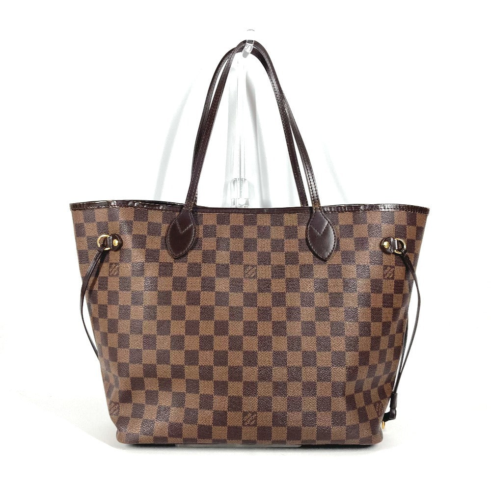 Louis Vuitton N51105 Damier Neverfull MM Canvas Brown Shoulder Bag