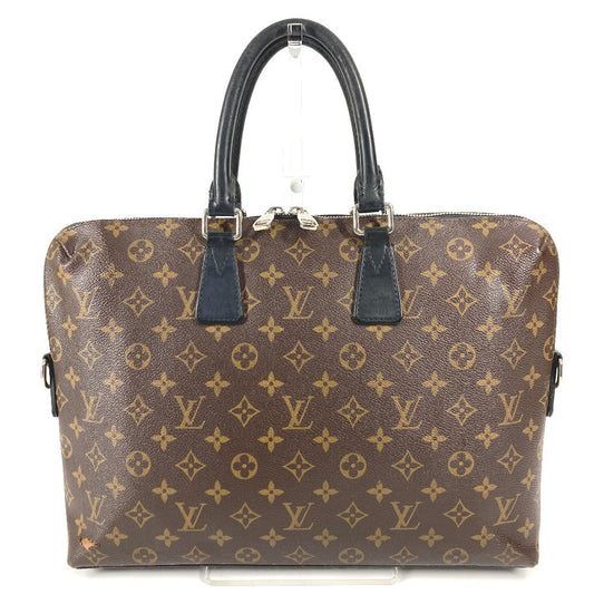 Louis Vuitton M40868 macacer Porto documan Monogram Canvas Brown Handbag