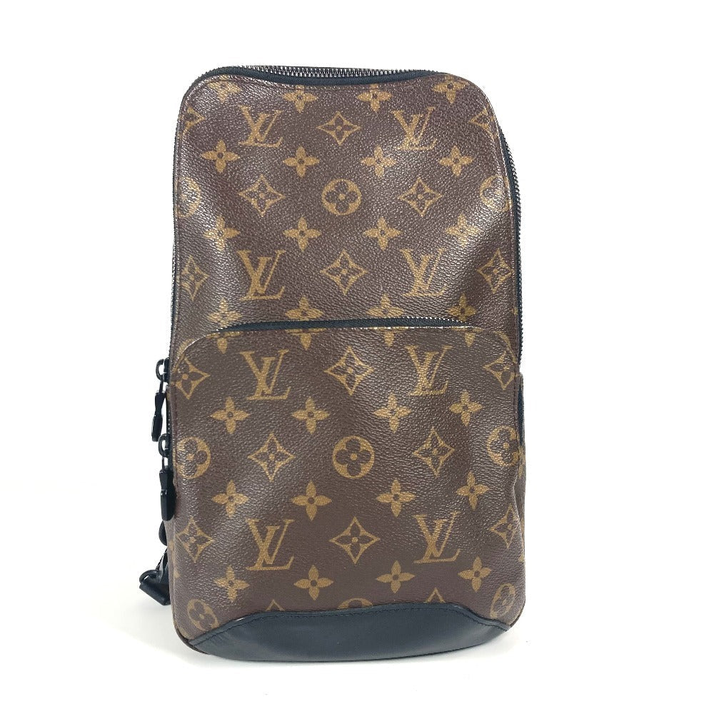 Louis Vuitton Sling M45897 macacer Avenue Monogram Canvas Brown Crossbody Bag Ot 14