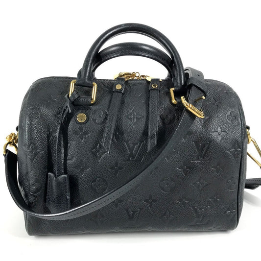 Louis Vuitton M40762 Ann Platt Dark Ann Monogram Leather Navy Speedy Handbag