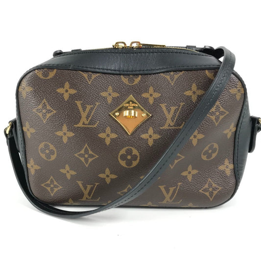 Louis Vuitton M43555 Saintonge Monogram Canvas Black Shoulder Bag