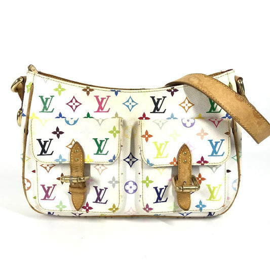Louis Vuitton M40051 Lodge GM Monogram Canvas White Multicolor Shoulder Bag