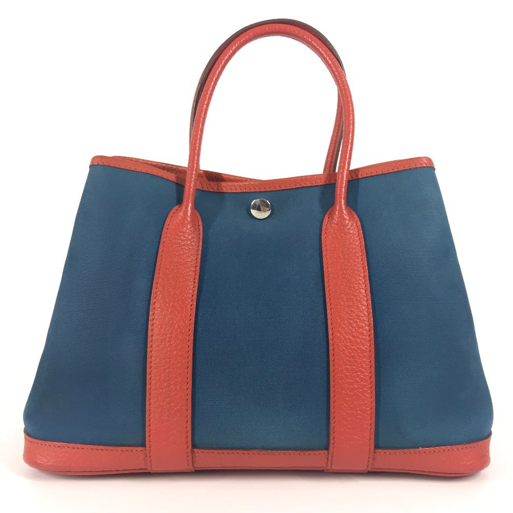 Tote Bag Garden Party Tpm Leather Canvas