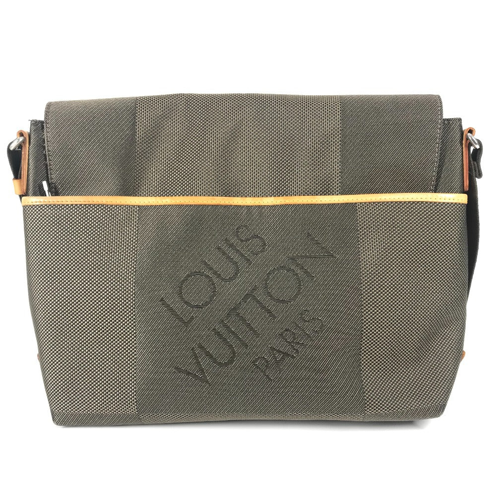 Louis Vuitton M93077 Damier Jean Damier Jean Canvas Khaki Shoulder Bag Ot 8
