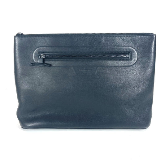 Louis Vuitton M63268 Dark annity pochette cosmos Leather Black Clutch Bag Ot 12