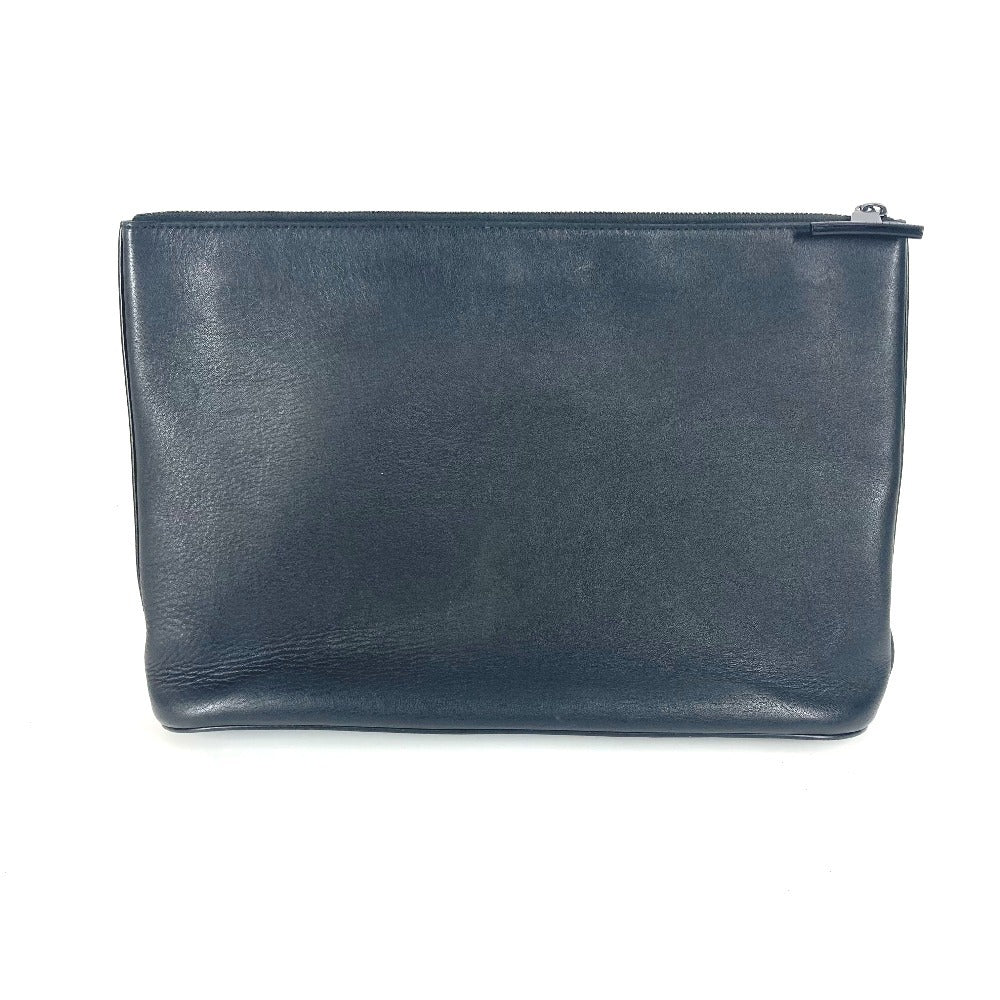 Louis Vuitton M63268 Dark annity pochette cosmos Leather Black Clutch Bag Ot 12