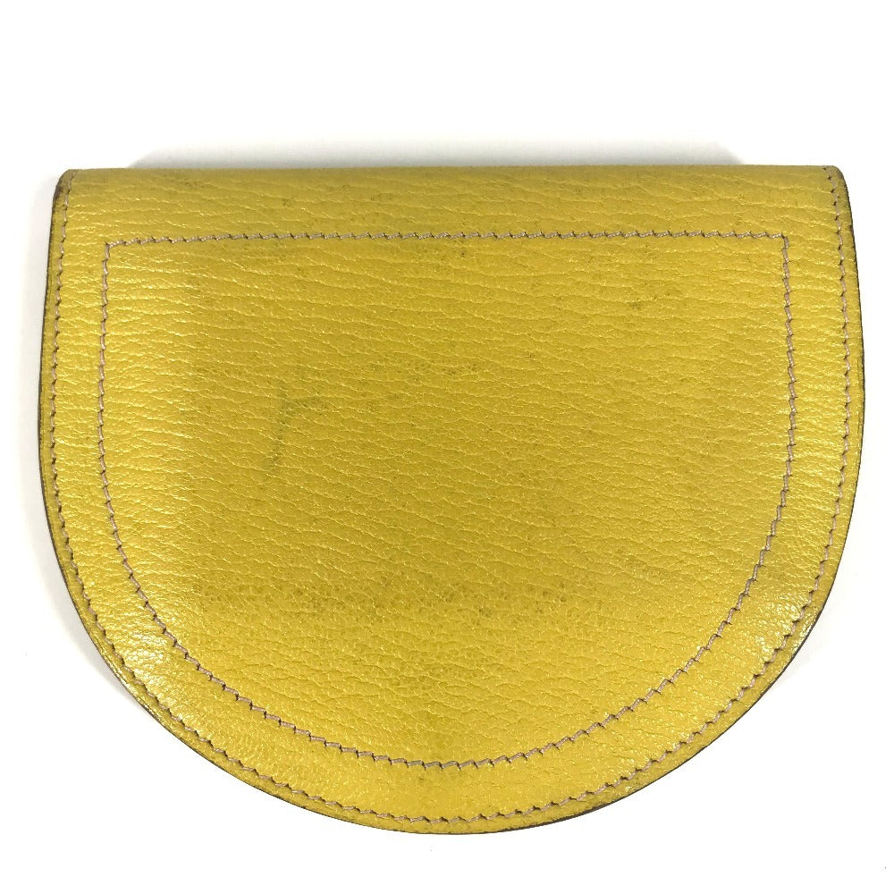 Coin Case Yellow In The Loop Compact Leather Travel Bag