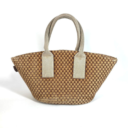 Hermes Handbag Linen Panier Bus Pm Panier Bus Pm Beige Travel Bag