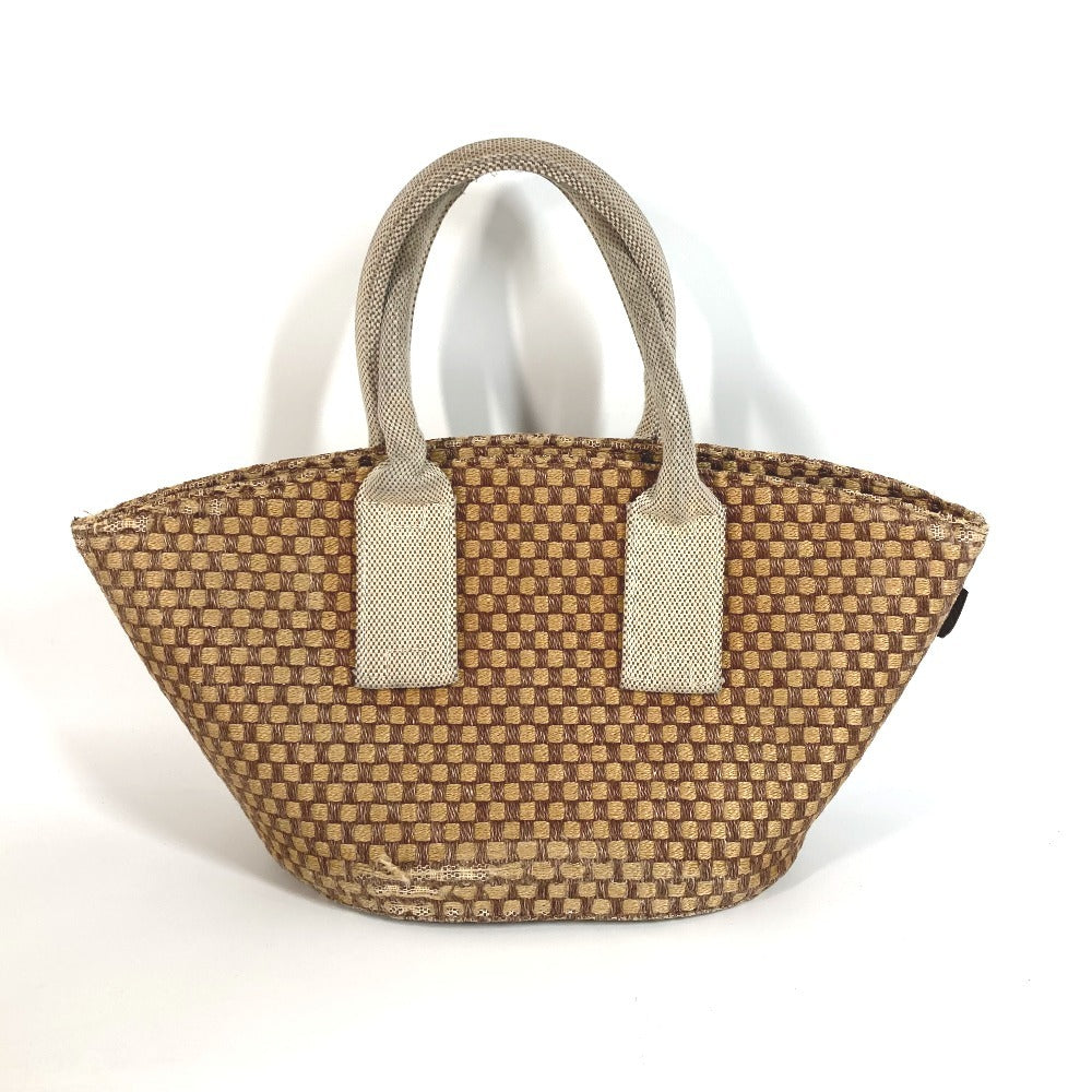 Hermes Handbag Linen Panier Bus Pm Panier Bus Pm Beige Travel Bag