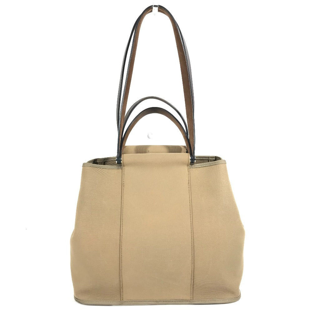Hermes Shoulder Bag Kabak Pm Kabak Pm Leather Canvas Brown
