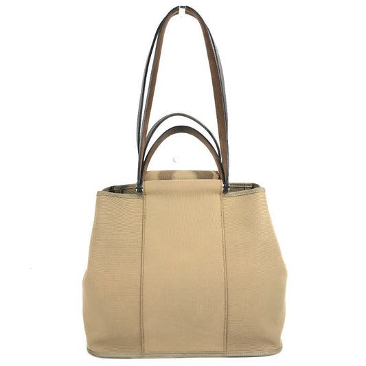 Hermes Shoulder Bag Kabak Pm Kabak Pm Leather Canvas Brown