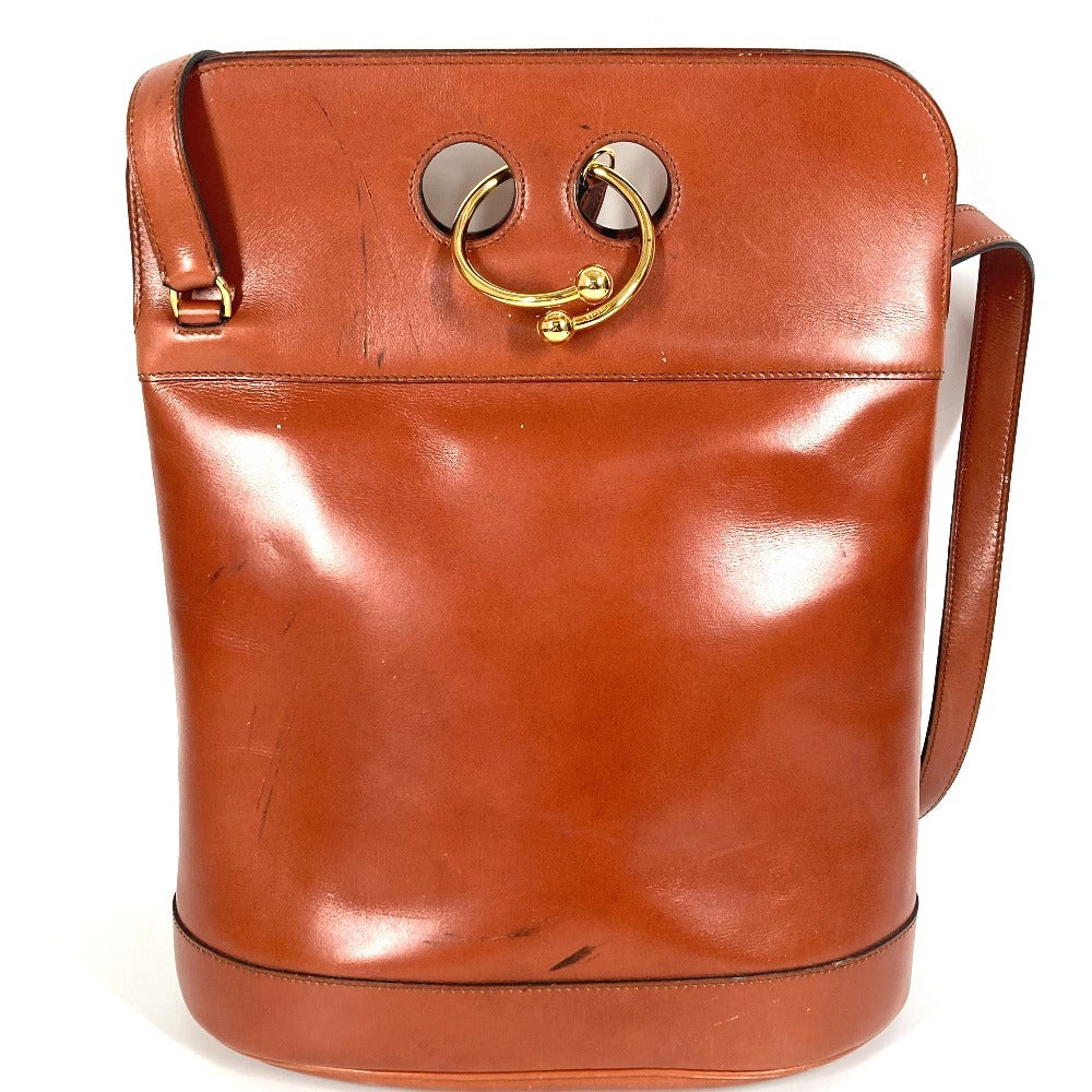 Hermes Shoulder Bag Alix Leather Brown