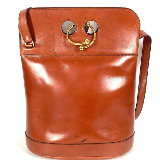 Hermes Shoulder Bag Alix Leather Brown