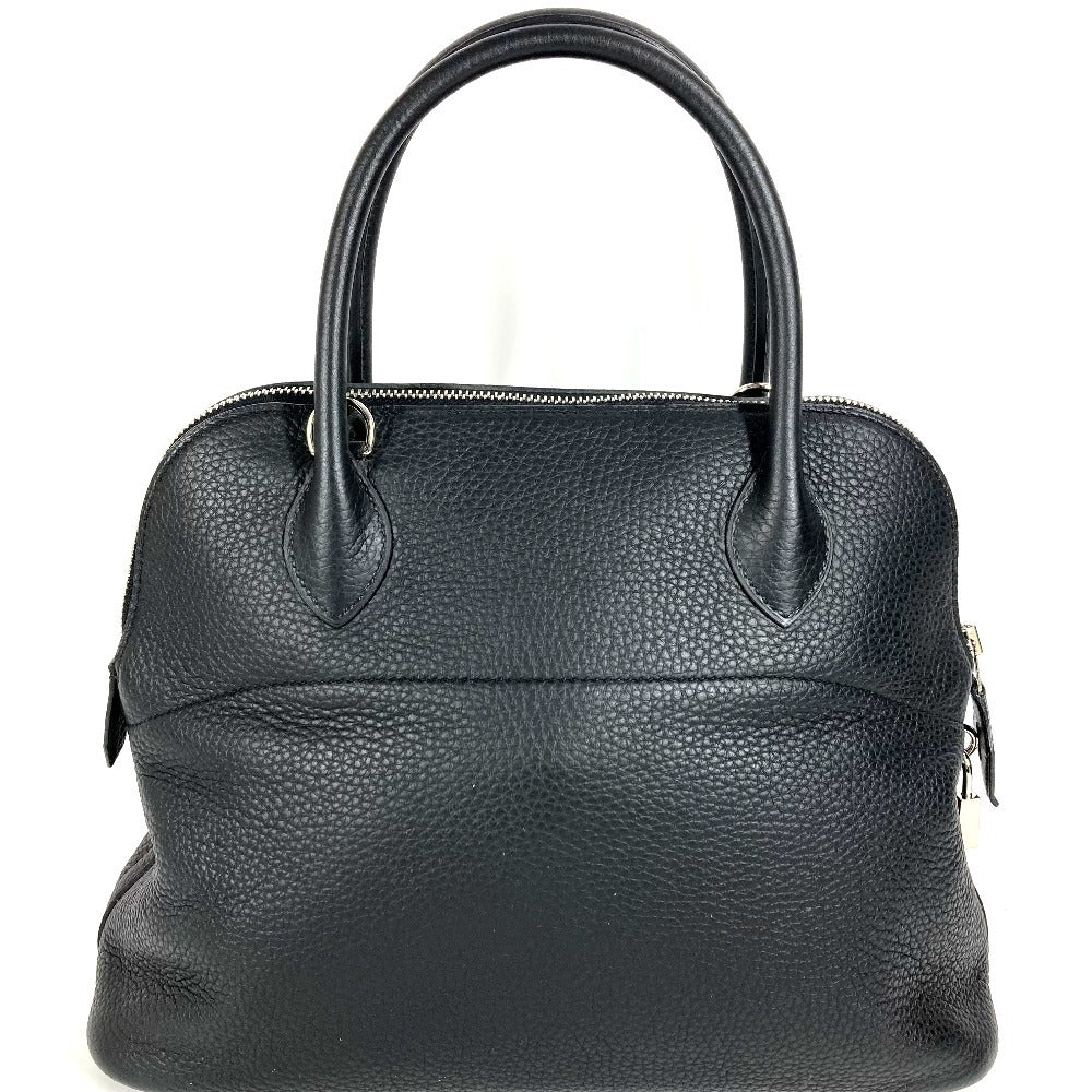 Hermes Handbag Taurillon Clemence Bolide Bolide Leather Black Travel Bag