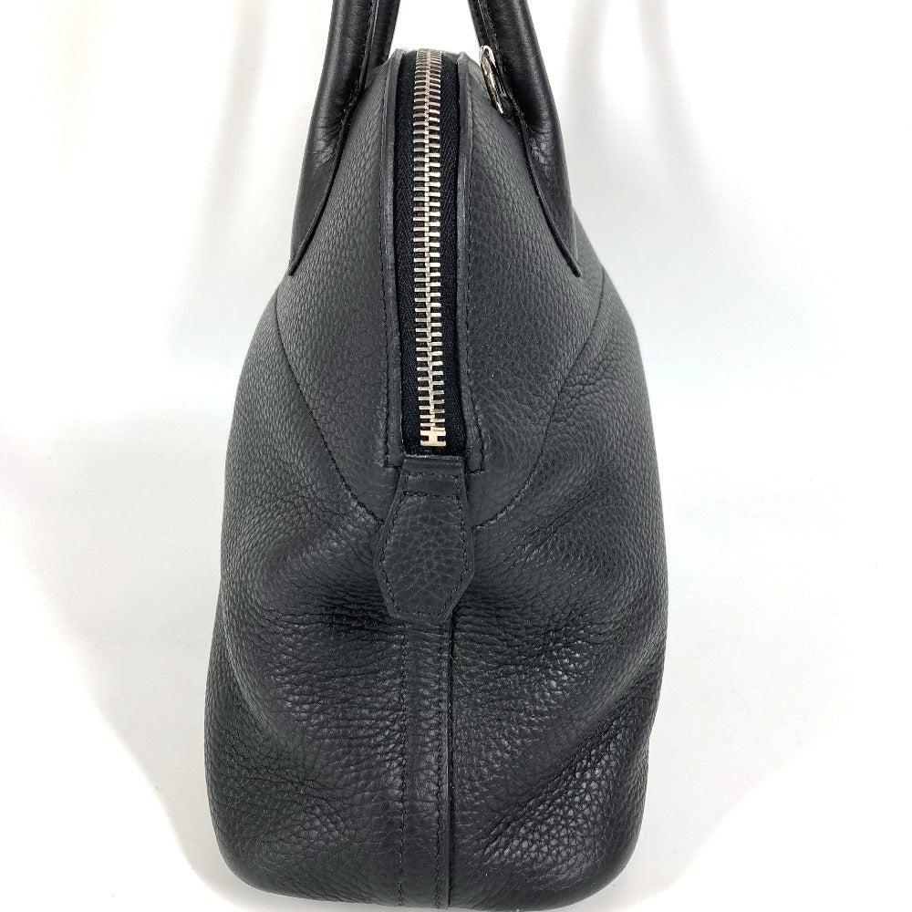 Taurillon Clemence Bolide Bolide Leather Black Travel Bag