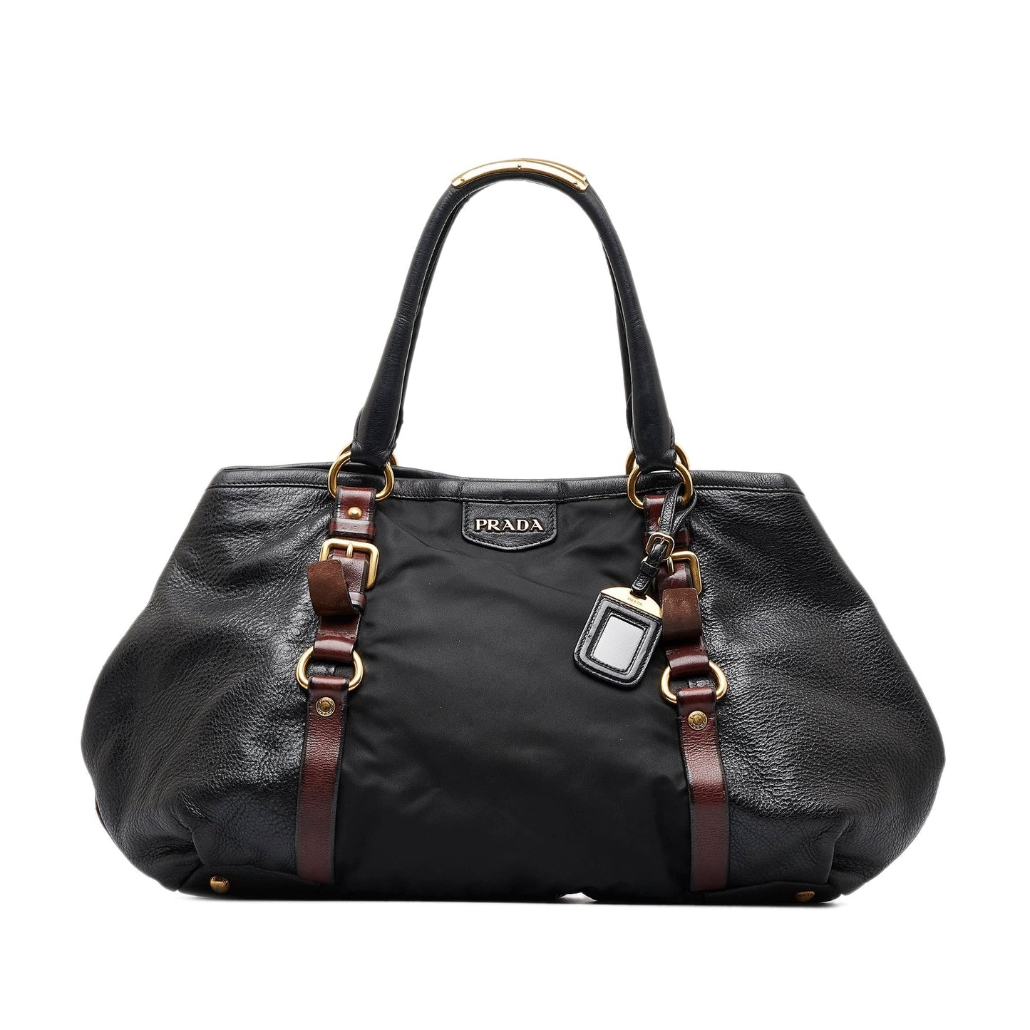 Prada And Tote Bag Leather Nylon