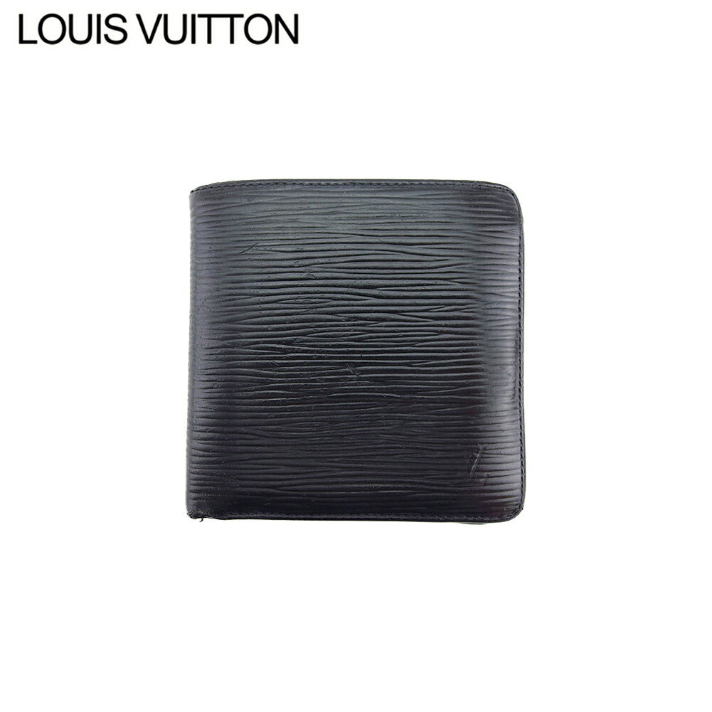 Louis Vuitton Bifold Epi Black Wallet Case