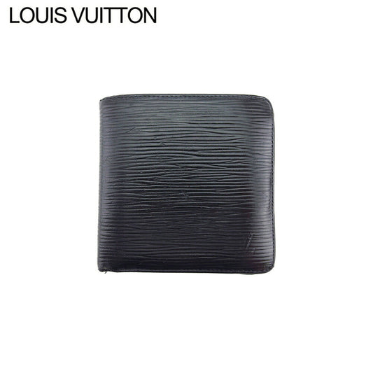 Louis Vuitton Bifold Epi Black Wallet Case