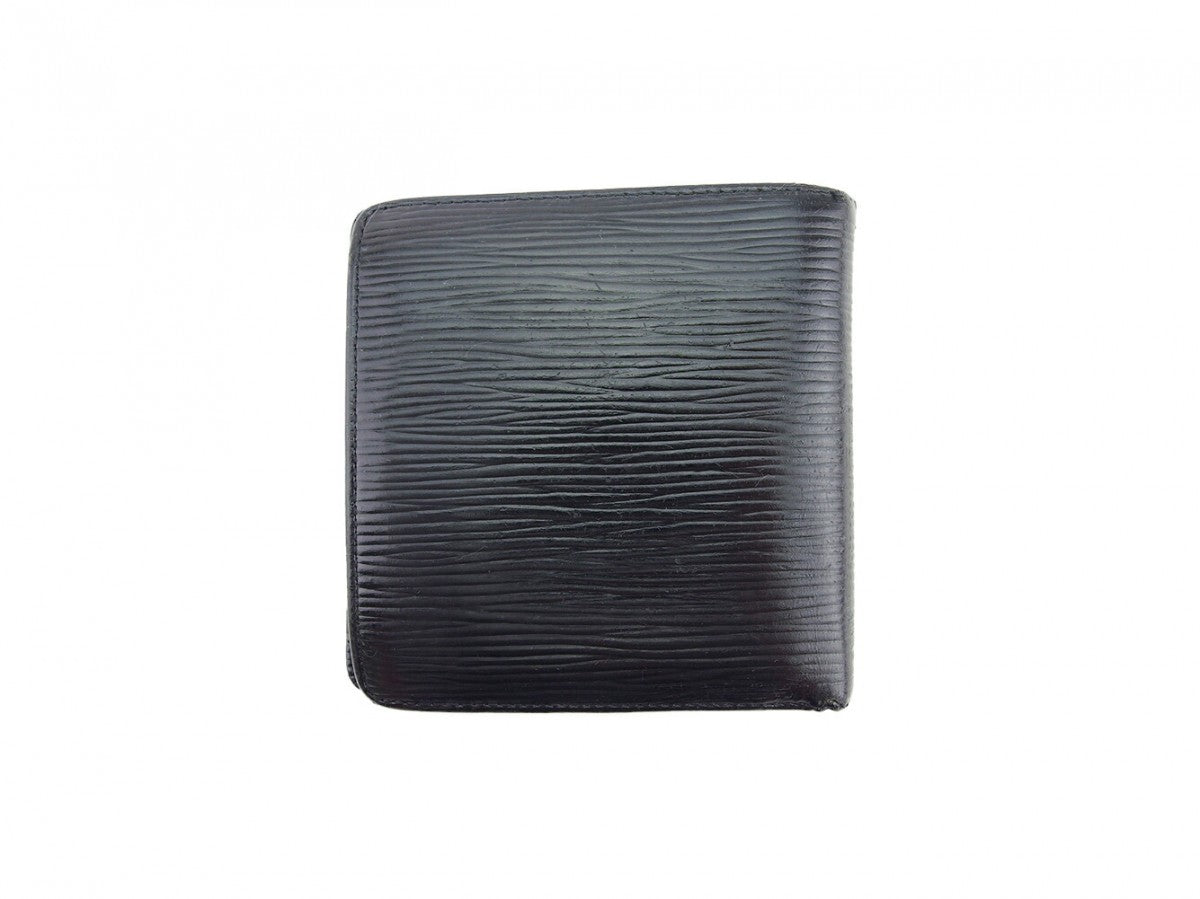 Louis Vuitton Bifold Epi Black Wallet Case