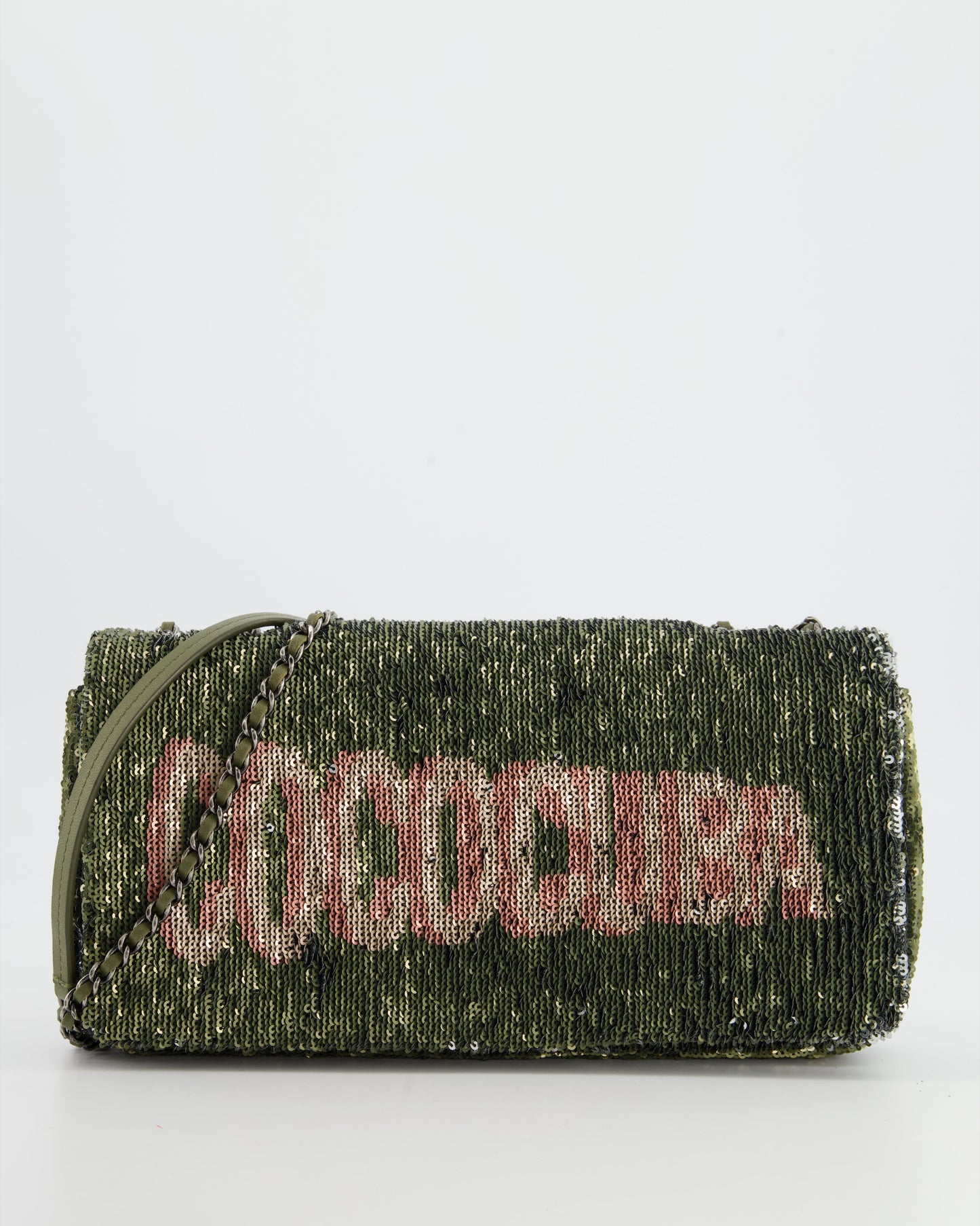 Chanel *Limited Edition* Limited Edition Khaki Sequin Coco Cuba Accessory
