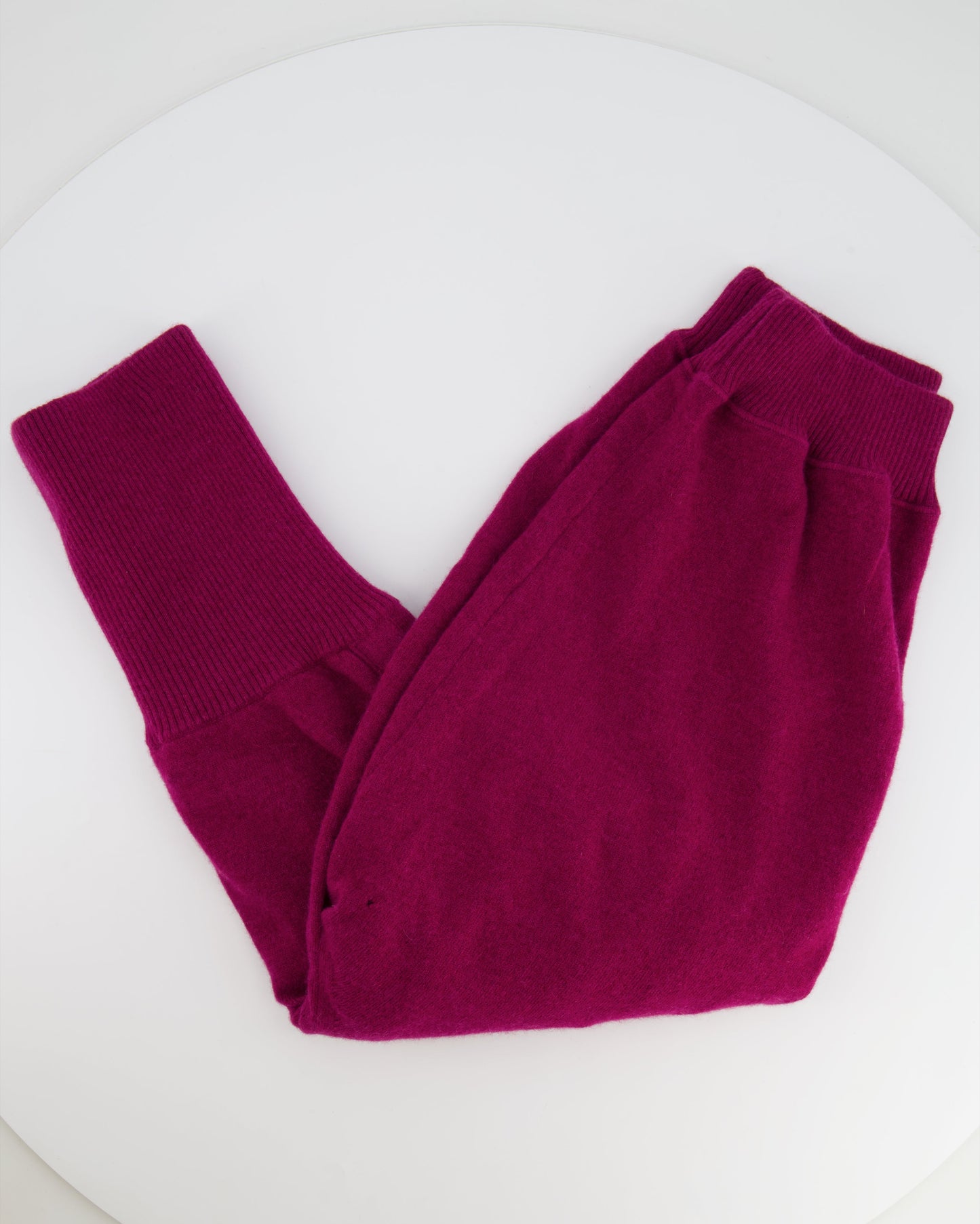 Chanel Raspberry Pink Capri Tro rs with White Stripes Detail Size FR 38 (UK 10) Accessory