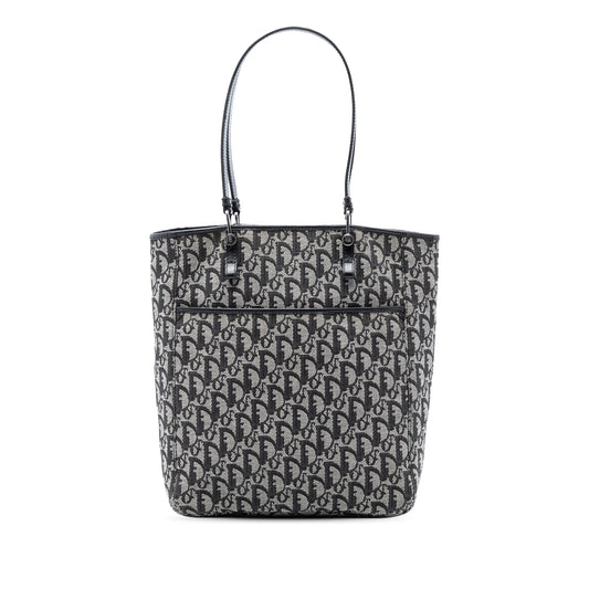 Dior Handbag issimo Trotter Tote Canvas Black Tote Bag