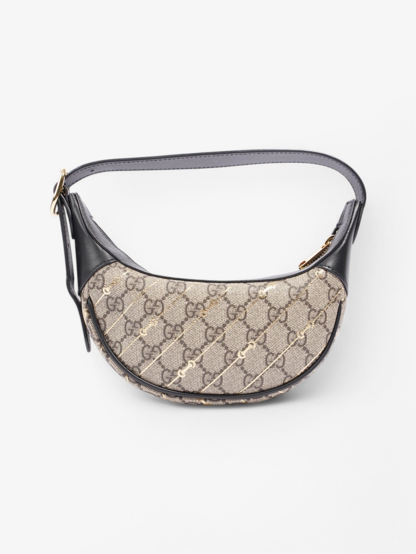Gucci Ophidia Supreme Coated Mini Handbag Canvas Black Travel Bag