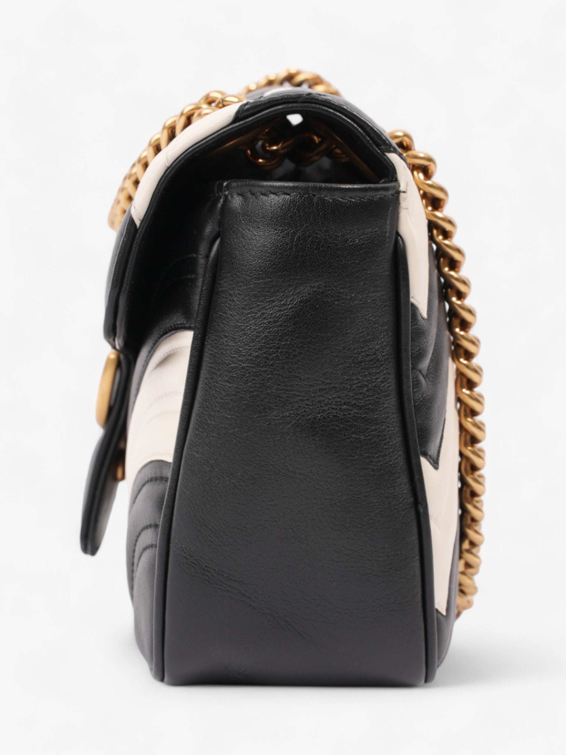 Gucci Marmont White Small Crossbody Bag Leather Matelasse