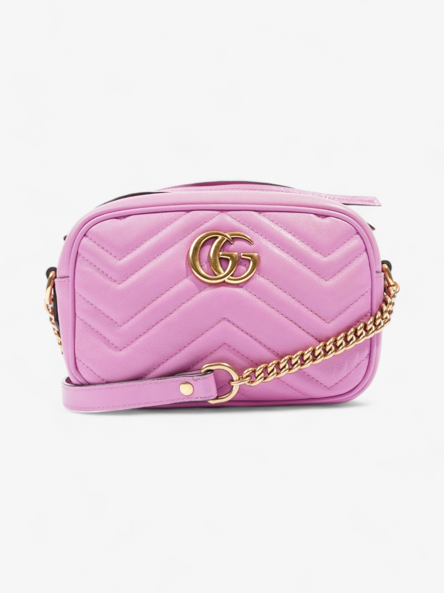 Gucci Marmont Camera Mini Crossbody Bag Leather Matelasse