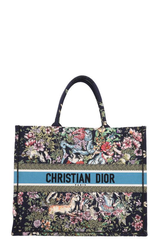 Dior Tote Bag iviera Book Tote Blue Large