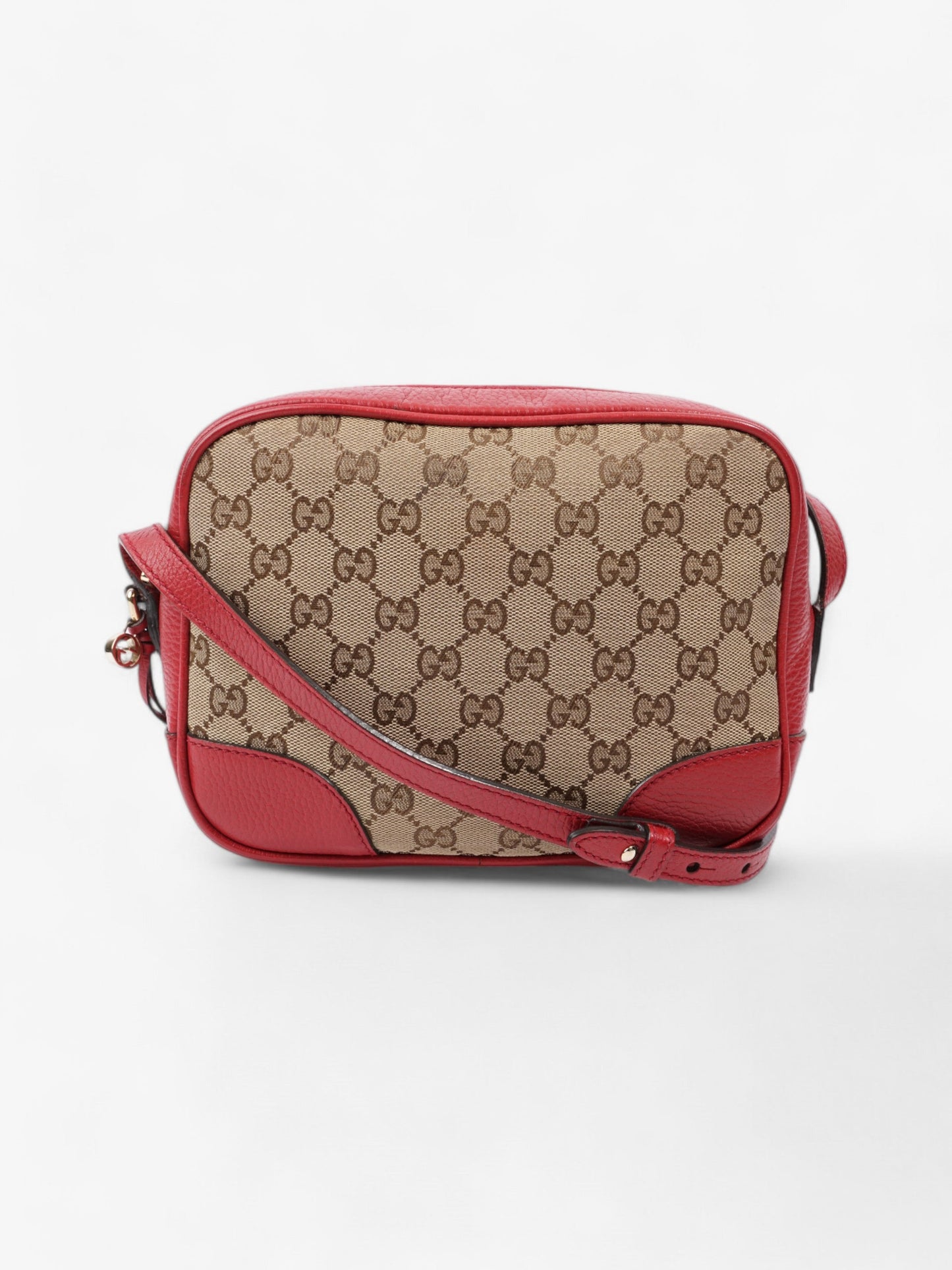 Gucci Bree Supreme Crossbody Bag Canvas Red Canvas 1