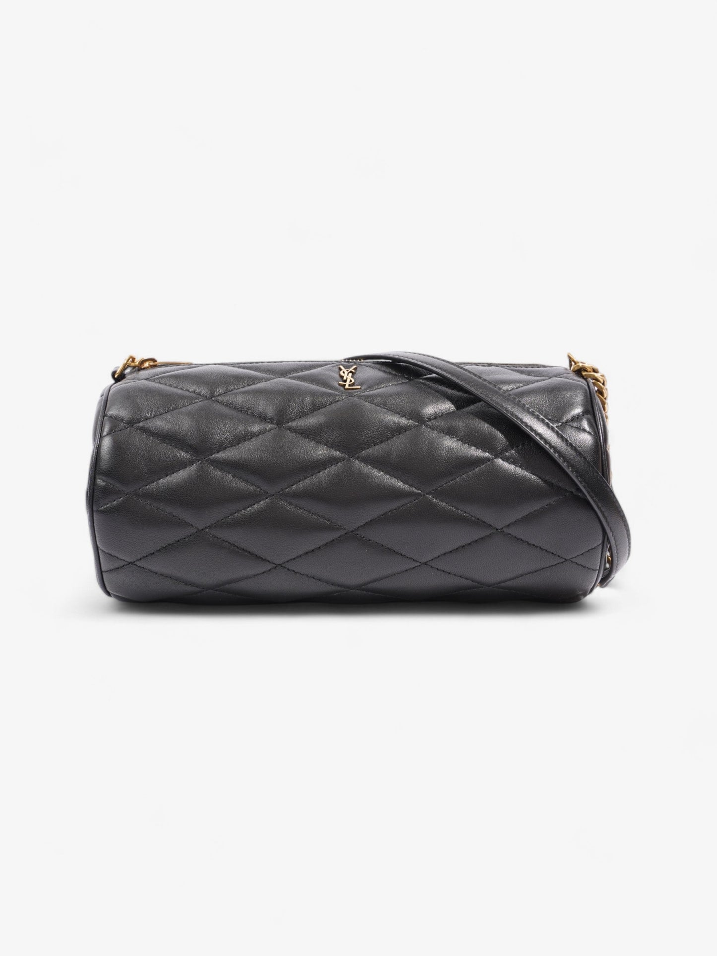 YSL Saint Laurent Sade Tube Bag Leather Lambskin Black Shoulder Bag