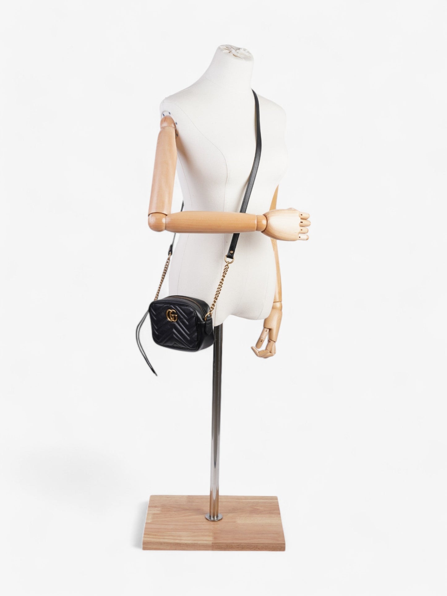Gucci Marmont Shoulder Bag Mini Leather Matelasse Crossbody Bag