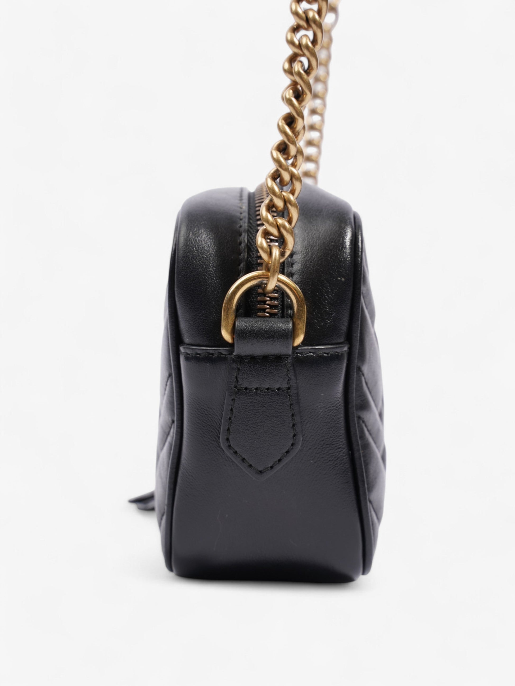 Gucci Marmont Shoulder Bag Mini Leather Matelasse Crossbody Bag