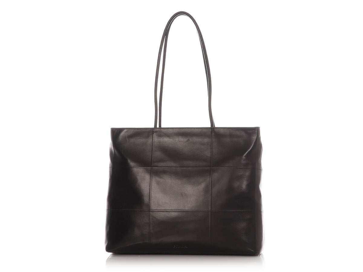 Prada Nappa Pieghe Tote Black Tote Bag