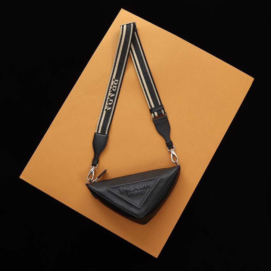 Prada Triangle Bag Saffiano Crossbody Bag