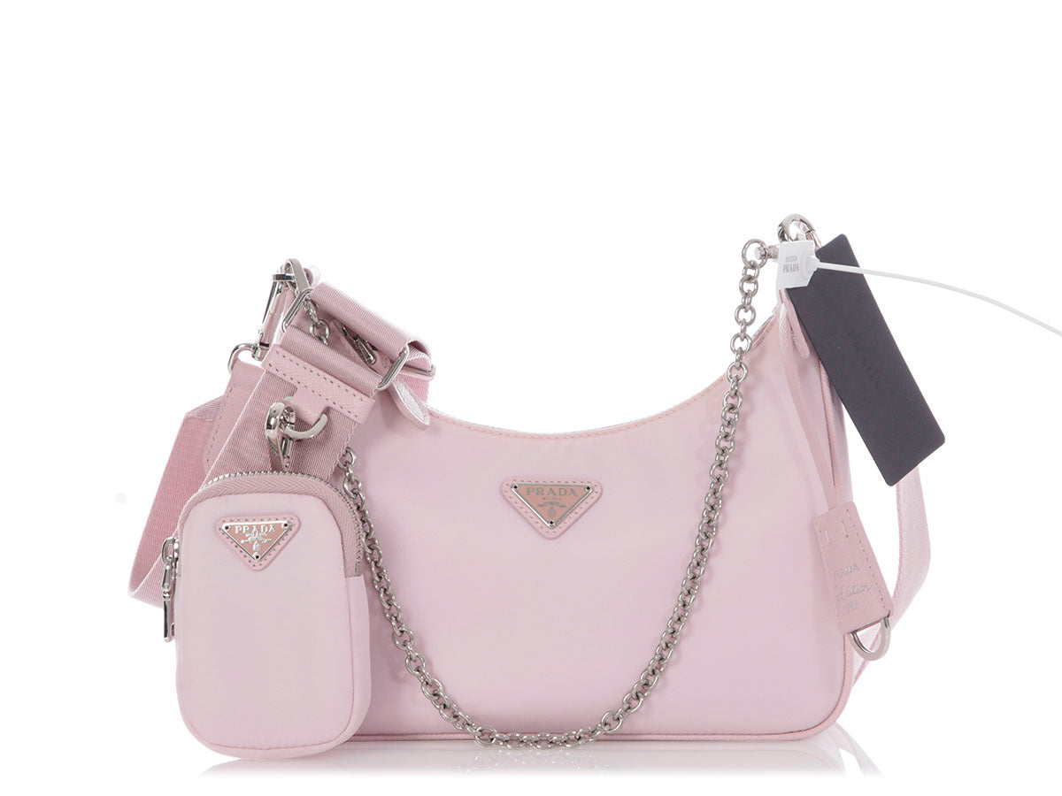 Prada Re Re Edition Bag Nylon Pink Shoulder Bag