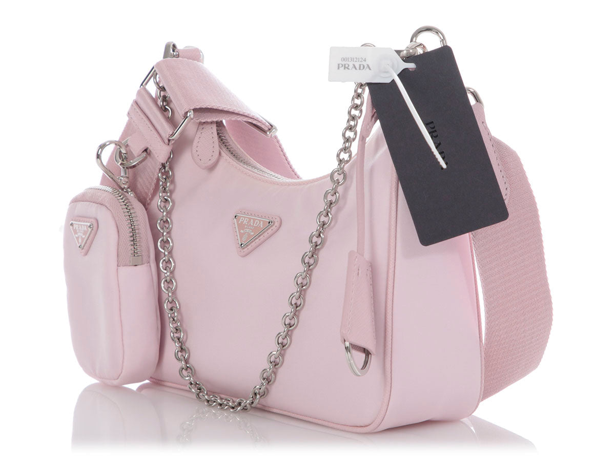 Prada Re Re Edition Bag Nylon Pink Shoulder Bag