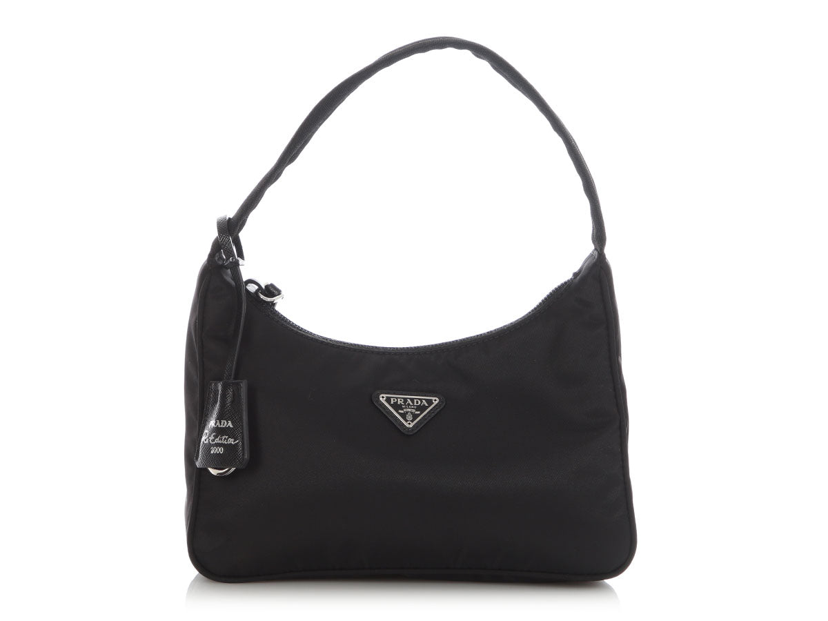 Prada Re Edition Bag Nylon Black Mini Shoulder Bag